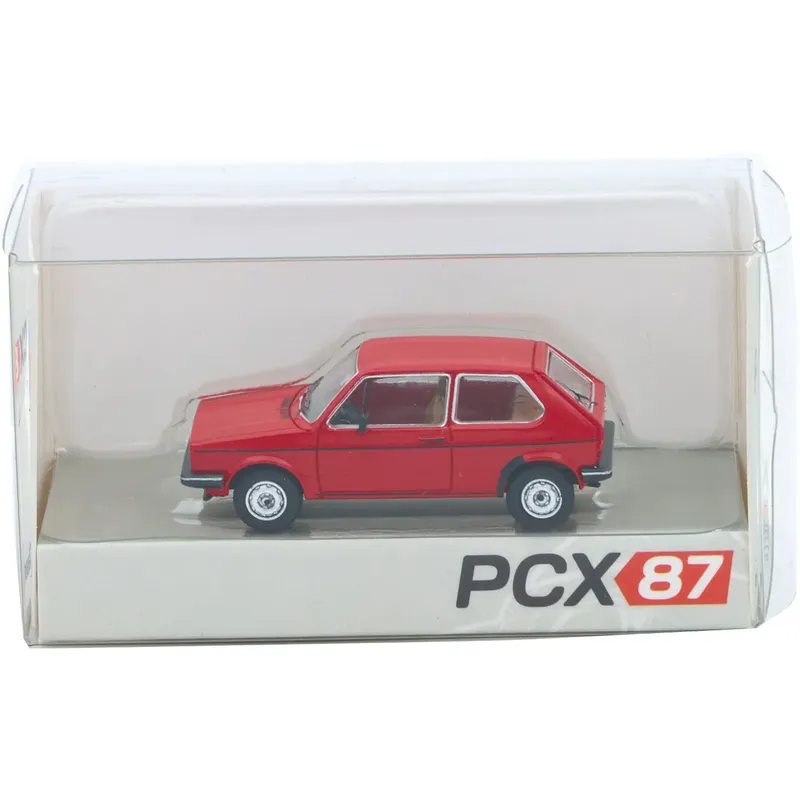 Volkswagen Golf I - Röd - PCX87 - 1:87 - 4 cm