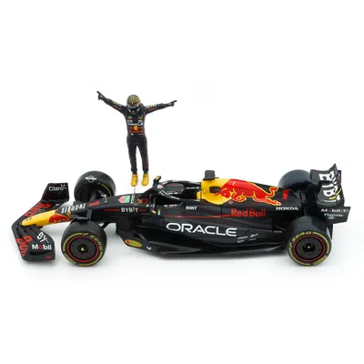 Red Bull - RB19 - Bil och Max samlarfigur - Bburago - 1:24