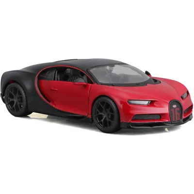 Bugatti Chiron Sport - Röd / Svart - Maisto - 1:24