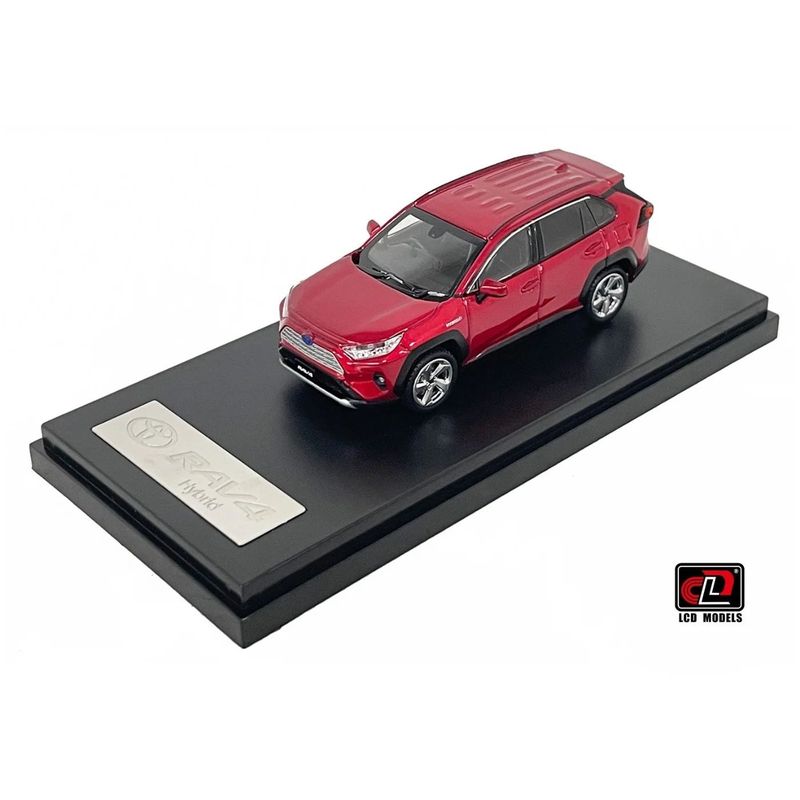 Toyota RAV4 Hybrid - Röd - LCD Models - 1:64