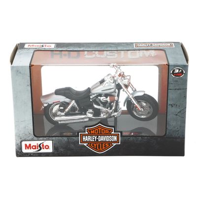 2009 FXDFSE CVO Fat Bob - Harley - Silver - Maisto - 1:18