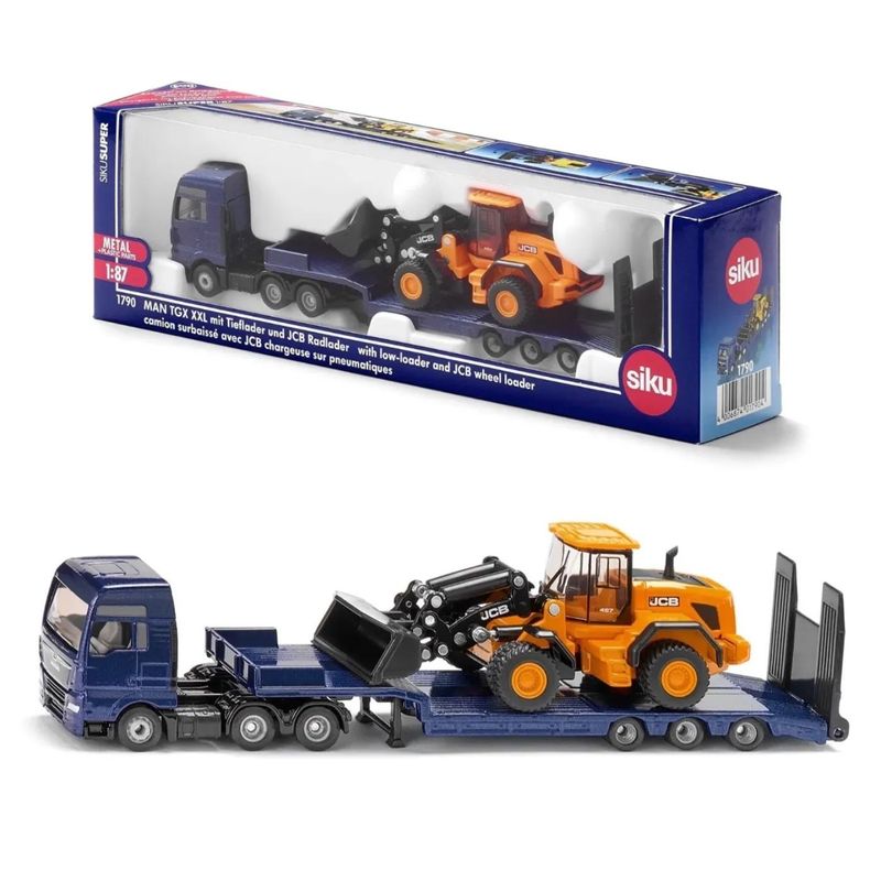 MAN TGX XXL + JCB Hjullastare - 1790 - Siku - 1:87