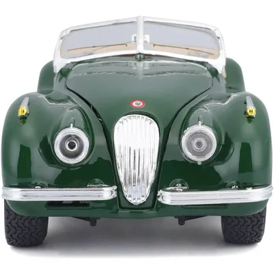 Jaguar XK 120 Roadster - 1951 - Grön - Bburago - 1:24