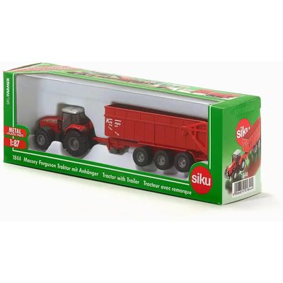 Massey Ferguson 8480 med trailer - 1844 - Siku - 1:87