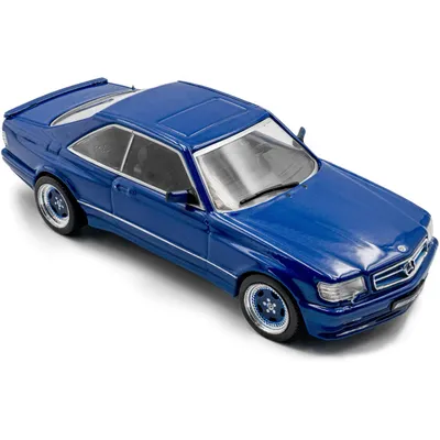 Mercedes-Benz 560 SEC AMG - Blå - 1990 - Solido - 1:43