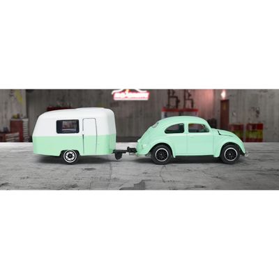 Eriba Puck - Volkswagen Beetle - Majorette - 1:64