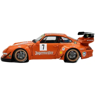 Porsche 911 (993) - RWB bodykit och Jägermeister Livery - Solido 1:18