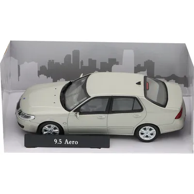 Saab 9-5 Aero - Silver - Cararama - 1:43