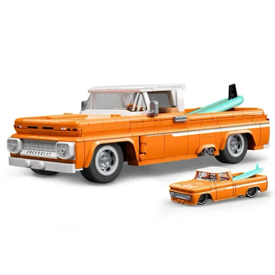 Custom '62 Chevy Pickup - Brick Shop - Klodsbyggesæt - Hot Wheels Elite Series