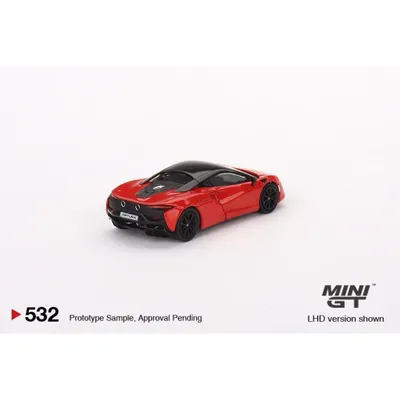 McLaren Artura - Röd - 532 - RHD - Mini GT - 1:64
