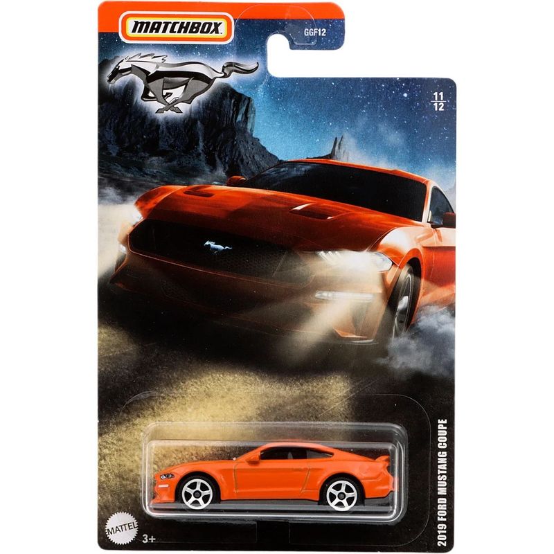 SKADAD FÖRPACKNING - 2019 Ford Mustang Coupe - Ford Mustang Series - Matchbox