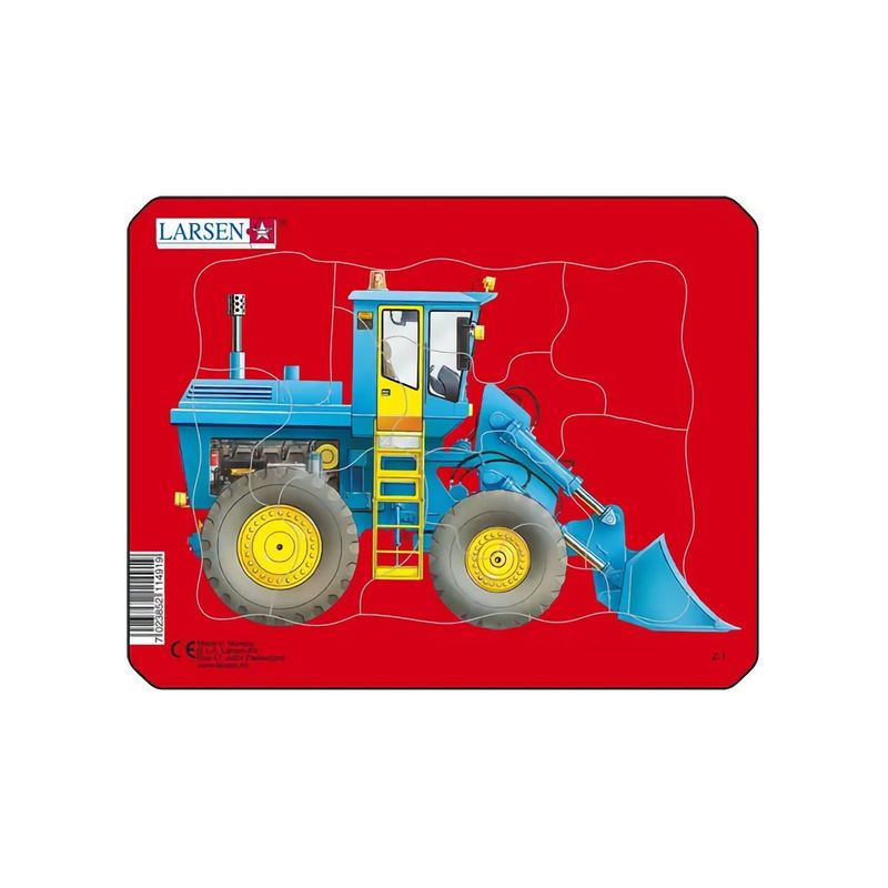 Pussel - Traktor med skopa - Larsen