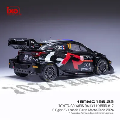 Toyota GR Yaris Rally1 - Ogier / Landais - 2024 - Ixo - 1:18