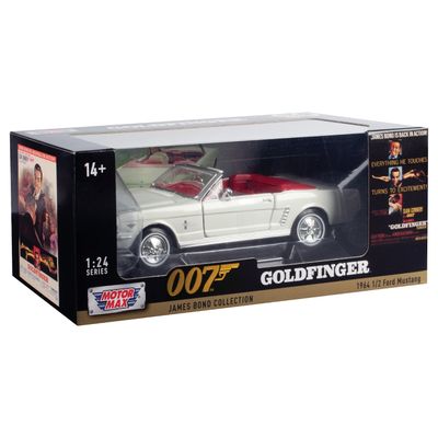 1964 1/2 Ford Mustang - Goldfinger - James Bond - MM - 1:24