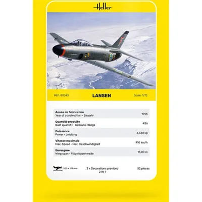 Saab 32 Lansen - 80343 - Heller - 1:72