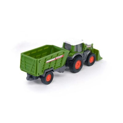 Traktor med fodervagn - Fendt Micro Farmer - Dickie Toys