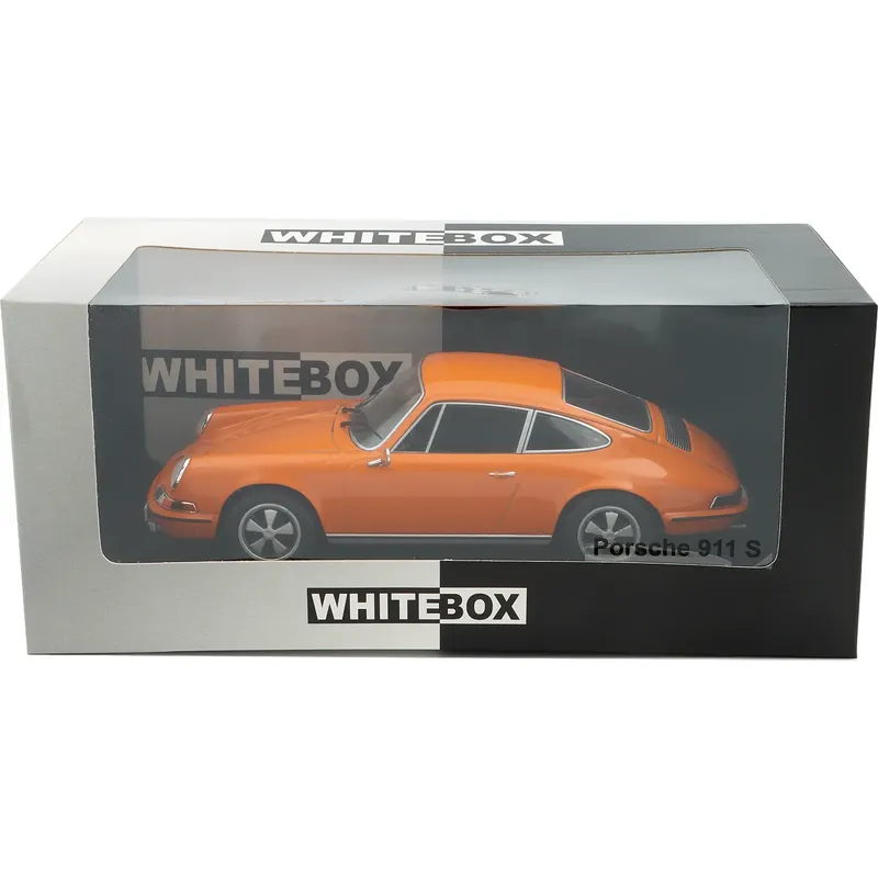 Porsche 911 S - 1968 - Orange - WhiteBox - 1:24