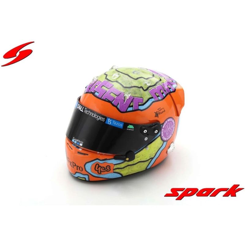Hjälm - Daniel Ricciardo - 2022 - Spark Models - 1:5
