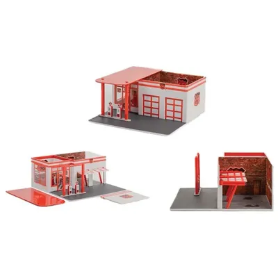 Vintage Gas Station - Phillips 66 - Diorama - GreenLight - 1:64