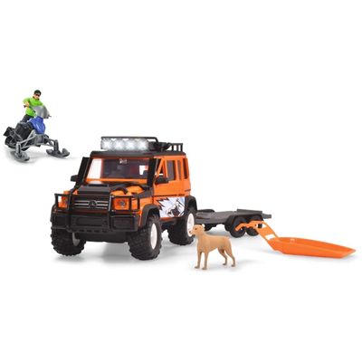 Winter Rescue Set - Mercedes-jeep med skoter - Dickie Toys