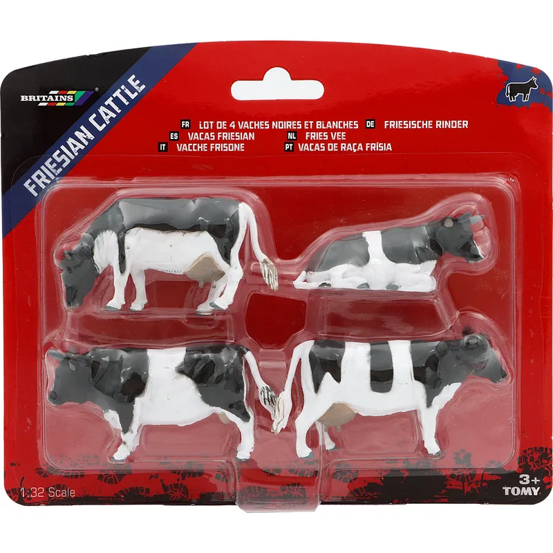 Ko och tjur - Friesian Cattle - Djur - Britains
