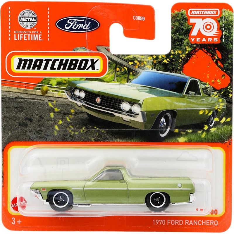 Fynd - 1970 Ford Ranchero - Grön - Matchbox 70 Years - Matchbox