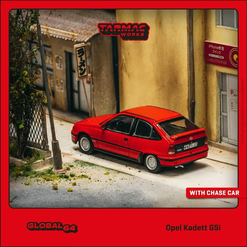 Opel Kadett GSi - Röd - GLOBAL64 - Tarmac Works - 1:64