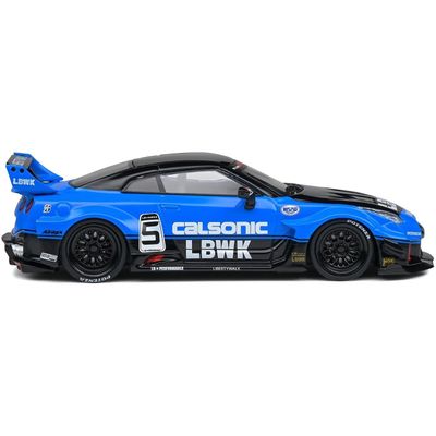 Nissan GT-R (R35) - Liberty Walk - Blå - Solido - 1:43