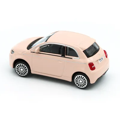 Fiat 500e - Rosa - Bburago - 9 cm