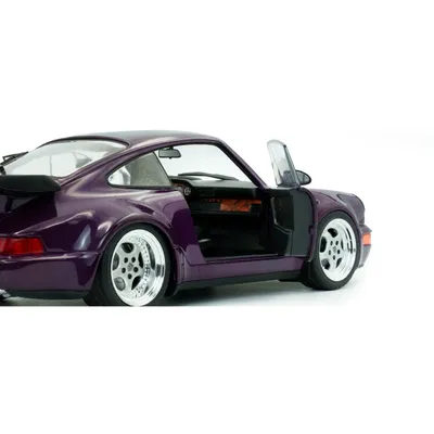 Porsche 911 (964) Turbo - 1990 - Violet Blue Metallic - Solido - 1:18