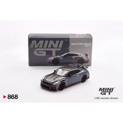 Nissan GT-R NISMO (R35) 2024 - Stealth Gray - 868 - Mini GT