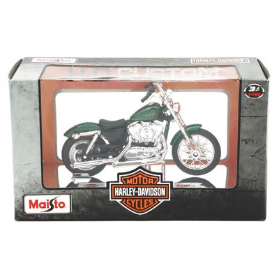 2012 XL 1200V Seventy-Two - Harley - Grön - Maisto - 1:18