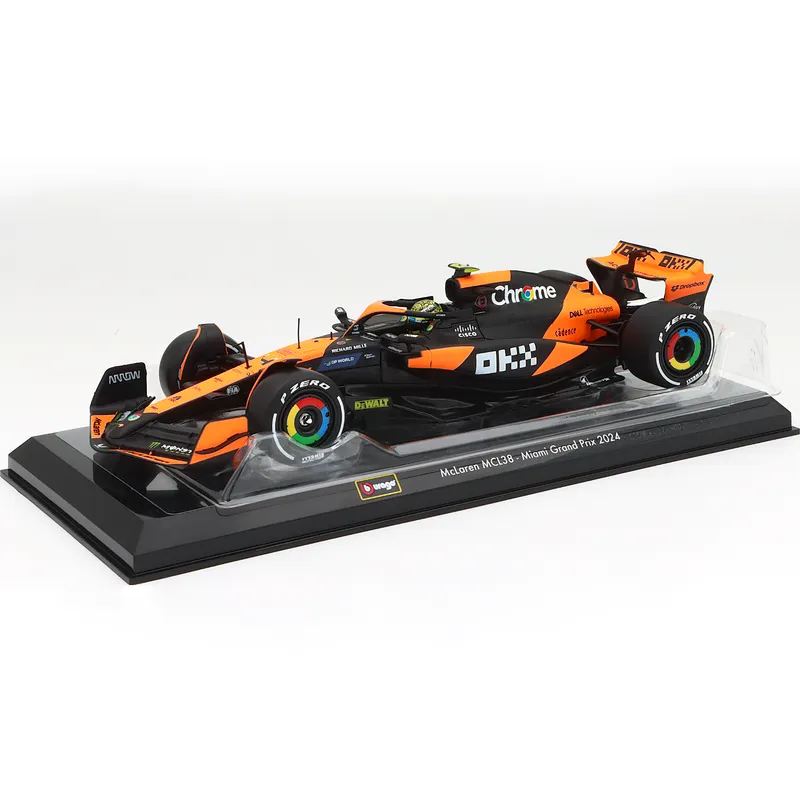 McLaren MCL38 - Lando Norris - Miami GP - Bburago - 1:24