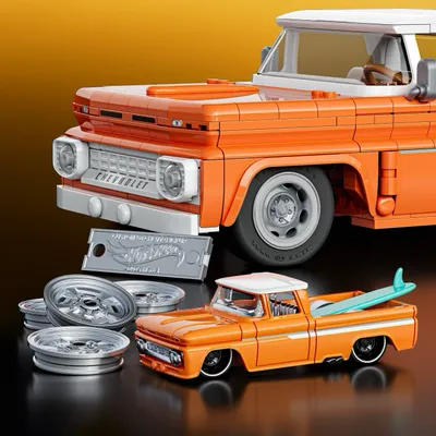 Custom '62 Chevy Pickup - Brick Shop - Klodsbyggesæt - Hot Wheels Elite Series