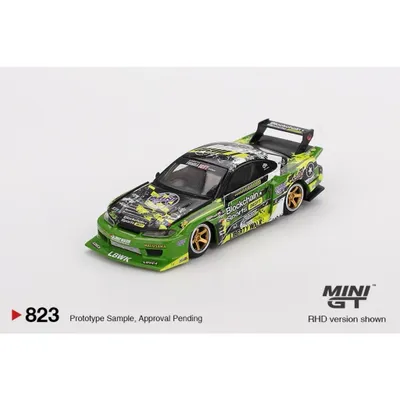 Nissan S15 SILVIA - LB-Super Silhouette #555 V2 - 823 - Mini GT