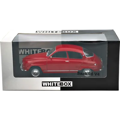 Saab 96 V4 - 1970 - Röd - WhiteBox - 1:24