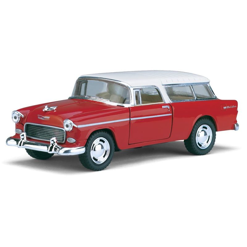 1955 Chevy Nomad - Chevrolet - Kinsmart - 1:40 - Blå