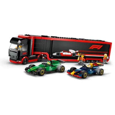 F1 Truck with RB20 & AMR24 - Formula 1 - City - 60445 - LEGO