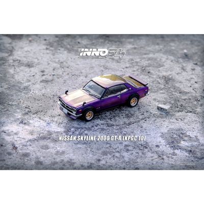 Nissan Skyline 2000 GT-R (KPGC10) - Lila - Inno64