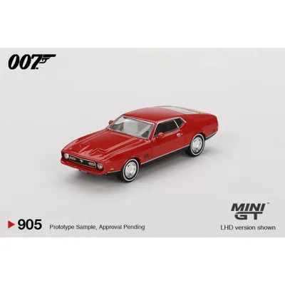 Ford Mustang Mach 1 - James Bond - Diamonds Are Forever - Mini GT - 1:64
