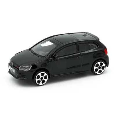 Volkswagen Polo Mk5 GTI - Svart - Bburago - 9 cm