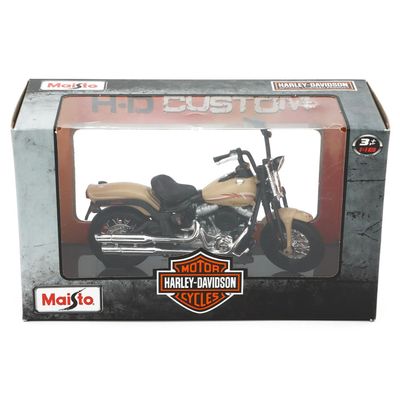 2008 FLSTSB Cross Bones - Harley - Beige - Maisto - 1:18