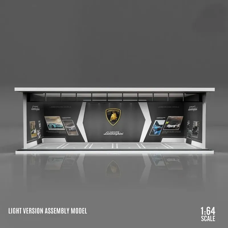 Lamborghini Parking Garage - LED-belysning - 1:64