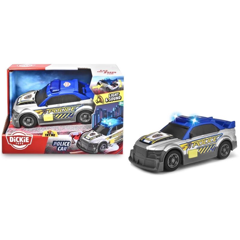 Police Car - Ljud och Ljus - Dickie Toys - 15 cm