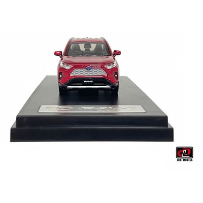 Toyota RAV4 Hybrid - Röd - LCD Models - 1:64