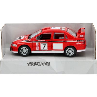 Mitsubishi Lancer Evolution VII WRC - Röd - Kinsmart - 1:36