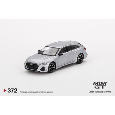 Audi RS 6 Avant - Silver - 372 - Mini GT - 1:64