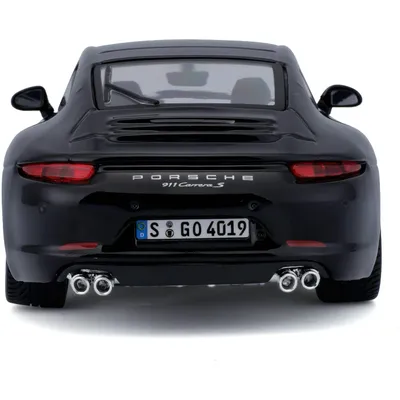 Porsche 911 (991) Carrera S - Svart - Bburago - 1:24