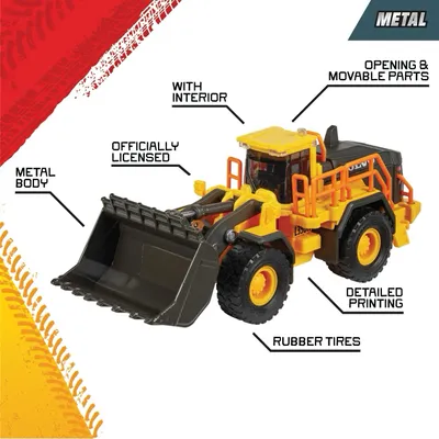 Volvo L350H Hjullastare - Wheel Loader - Majorette - 21 cm