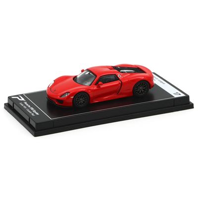 Porsche 918 Spyder - Röd - PosterCars - 1:64